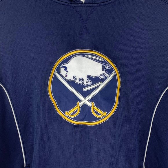 Reebok Buffalo Sabres Blue Sweatshirt Size Large - Picture 2 of 4
